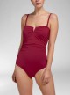 Maillot une pièce bustier -  City Slick Sangria - Cyell
