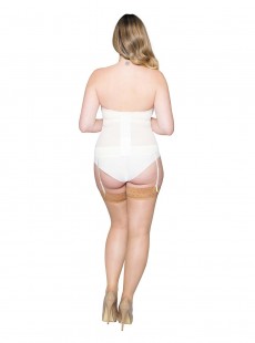Guêpière Luxe Basque blanc - Curvy Kate Lingerie