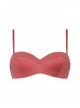 Haut de maillot de bain bandeau -  Ocean Coral Red - Cyell