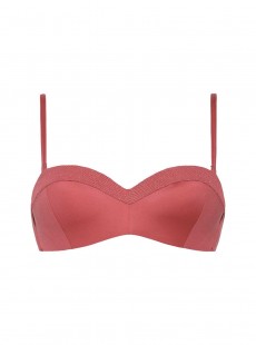 Haut de maillot de bain bandeau -  Ocean Coral Red - Cyell