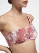 Haut de maillot de bain asymétrique -  Sahara Sangria - Cyell