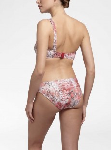 Haut de maillot de bain asymétrique -  Sahara Sangria - Cyell