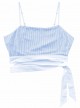 Crop top Lola - Riviera Stripe - Beach Bunny