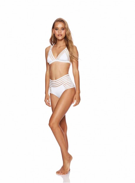 Bas de maillot de bain culotte taille haute - Sheer Addiction - Beach Bunny