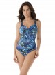Maillot de bain 1 pièce gainant Seraphina imprimé bleu - Royal Palms - " M " - Miraclesuit Swimwear