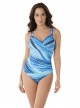 Maillot de bain une pièce gainant Seraphina Imprimé bleu - Atlantis - "M" - Miraclesuit Swimwear