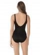 Maillot de bain 1 pièce gainant Twister noir - Rock Solid - " M " - Miraclesuit Swimwear