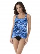 Tankini Dazzle Imprimé bleu - Lynx Lazuli - " M " - Miraclesuit Swimwear