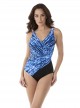 Maillot de bain 1 pièce gainant Oceanus - Lynx Lazuli - " M " - Miraclesuit Swimwear