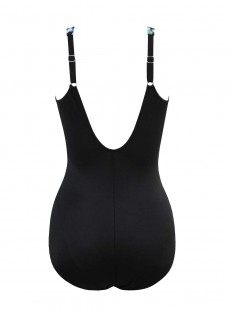 Maillot de bain 1 pièce gainant Oceanus imprimé bleu - Madagascar - " M " - Miraclesuit Swimwear
