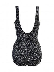 Maillot de bain 1 pièce gainant Criss Cross Escape - Incan Treasur - " M " - Miraclesuit Swimwear