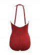 Maillot de bain 1 pièce gainante Wrapsody rouge - Rock Solid - " M " - Miraclesuit Swimwear