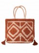 Sac de plage brodé rouge - Bags - Cyell
