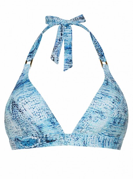Haut de maillot de bain triangle bleu - Sahara Blue - Cyell