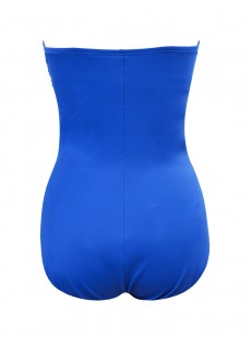 Maillot de bain gainant Madrid Bleu - Rock Solid - "M" -Miraclesuit Swimwear