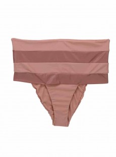 Bas de maillot de bain culotte taille haut Rhonda-High - Monte Carlo - Beach Bunny 