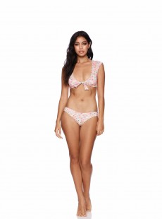 Haut de maillot de bain crop top Margeaux - Marseille Floral - Beach Bunny