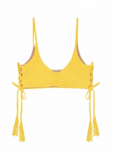 Haut de maillot de bain brassière Marigold Jaune - PilyQ