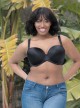 Soutien-gorge balconnet moulé Smoothie T-Shirt Noir - Curvy Kate Lingerie