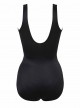 Maillot de bain gainant It's a Wrap Noir et Blanc - Cloisonné - "M" - Miraclesuit swimwear
