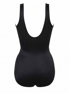 Maillot de bain gainant It's a Wrap Noir et Blanc - Cloisonné - "M" - Miraclesuit swimwear
