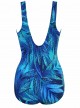 Maillot de bain gainant Escape Bleu - Best Fronds Ever - "M" - Miraclesuit swimwear