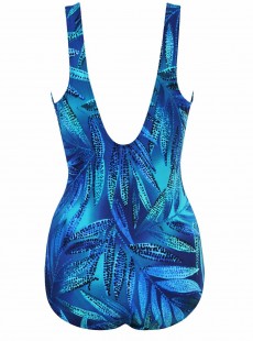 Maillot de bain gainant Escape Bleu - Best Fronds Ever - "M" - Miraclesuit swimwear