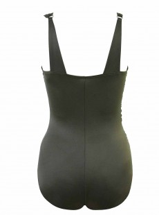 Maillot de bain gainant Azura Olive - Network - "M" - Miraclesuit swimwear