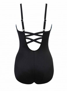 Maillot de bain gainant Temptation Bleu - Blue Curacao - "M" - Miraclesuit swimwear