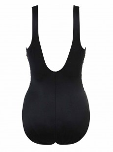 Maillot de bain gainant Temptress Noir - Gilted As Charged - "M" - Miraclesuit swimwear