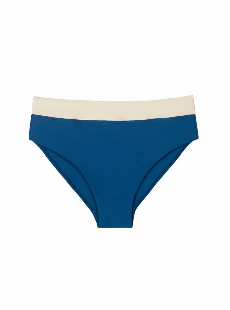 Culotte de bain Island Blue Bleu et Blanc - PilyQ