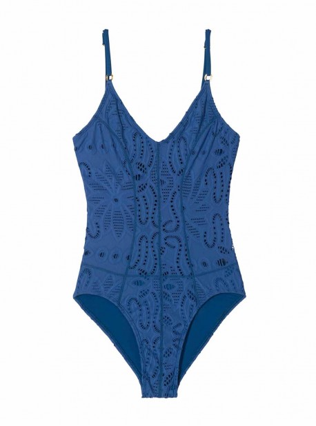 Maillot de bain 1 pièce Island Blue Bleu - PilyQ