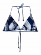 Haut de maillot de bain Triangle Castaway Bleu dégradé - PilyQ