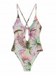 Maillot de bain 1 pièce Arielle Bahamas Imprimé Tropical - PilyQ