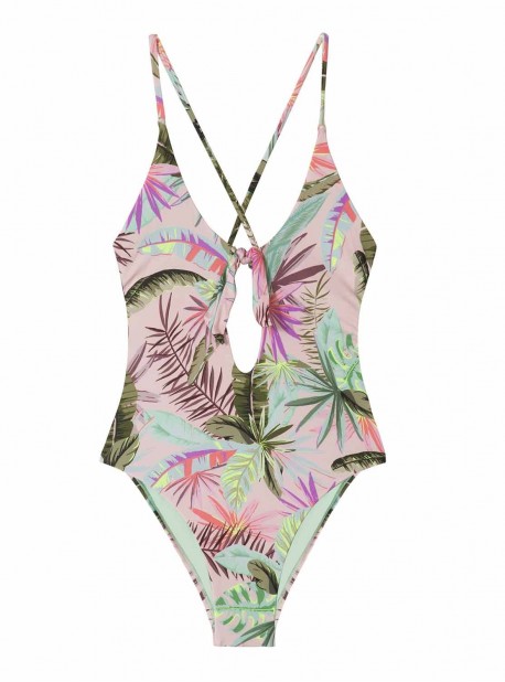 Maillot de bain 1 pièce Arielle Bahamas Imprimé Tropical - PilyQ