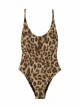 Maillot de bain 1 pièce Scoop Jungle Imprimé Léopard - PilyQ