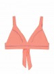 Haut de maillot de bain triangle Guava Rose - PilyQ