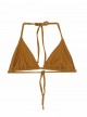 Haut de maillot de bain triangle Gold Pearl - PilyQ