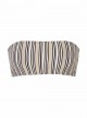 Haut de maillot de bain Bandeau à rayures Harbour Stripes - PilyQ