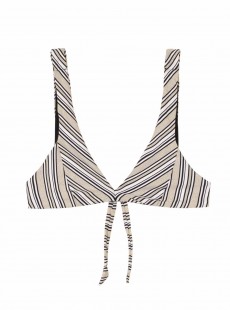 Haut de maillot de bain Fiona Harbour Stripe - PilyQ