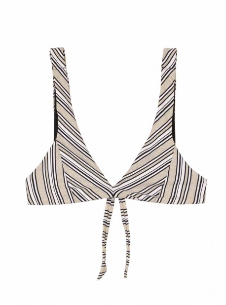 Haut de maillot de bain Fiona Harbour Stripes - PilyQ