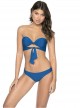 Haut de maillot de bain bandeau Island Blue Bleu - PilyQ