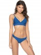 Haut de maillot de bain Triangle Island Blue Bleu - PilyQ