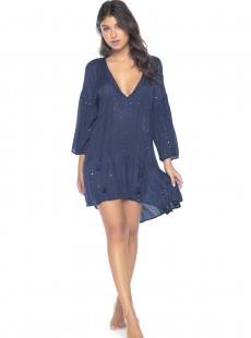Robe de plage Island Blue Bleu - PilyQ