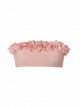 Haut de maillot de bain bandeau Pink Sand Rose - PilyQ