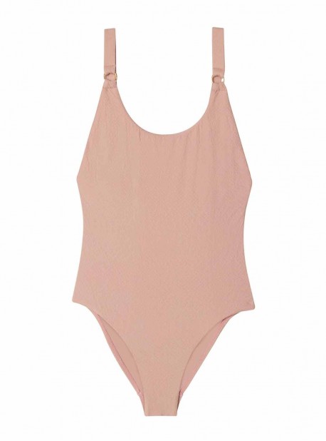Maillot de bain 1 pièce Pink Sand Nude - PilyQ