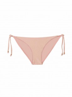 Culotte de bain à nouer échancrée Pink Sand Rose - PilyQ