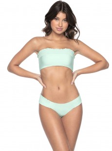 Culotte de bain échancrée Azura Vert - PilyQ