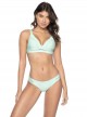 Culotte de bain échancrée Azura Vert - PilyQ
