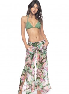 Pantalon fluides Bahamas imprimés fleuris - PilyQ